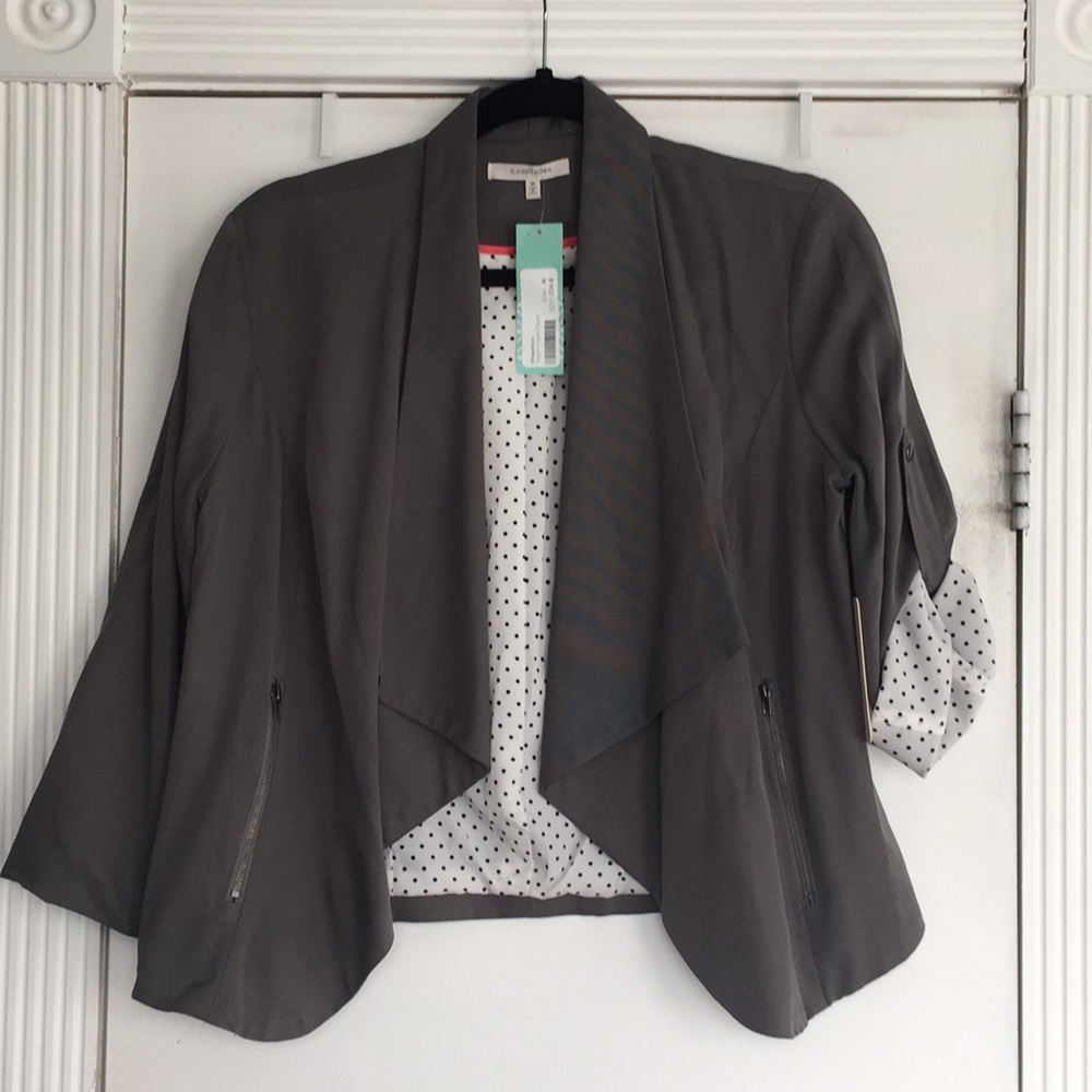 NWT 41 Hawthorn moto blazer